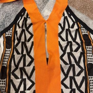 NWT Karen Millen Monogram Knit Halter Top, S